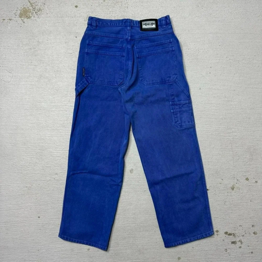 Vintage Y2k Culture Jeans Carpenter Denim Wide‎ Leg Pants Size 32 x 32